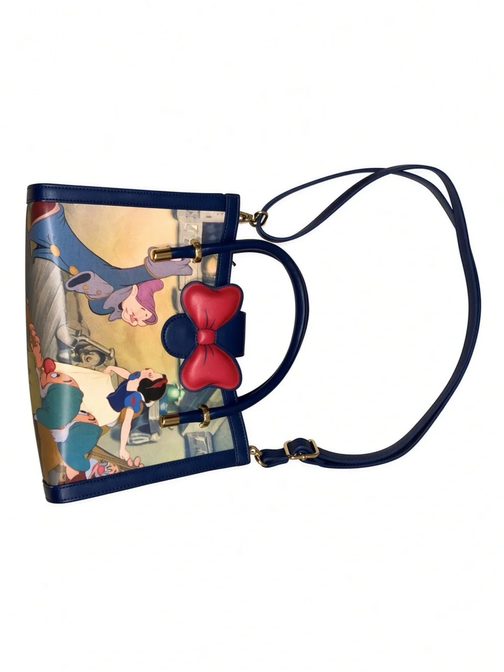 Loungefly Navy Red Snow White Satchel